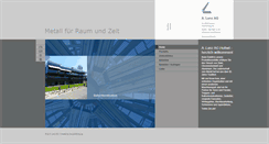 Desktop Screenshot of lanz-metallbau.ch